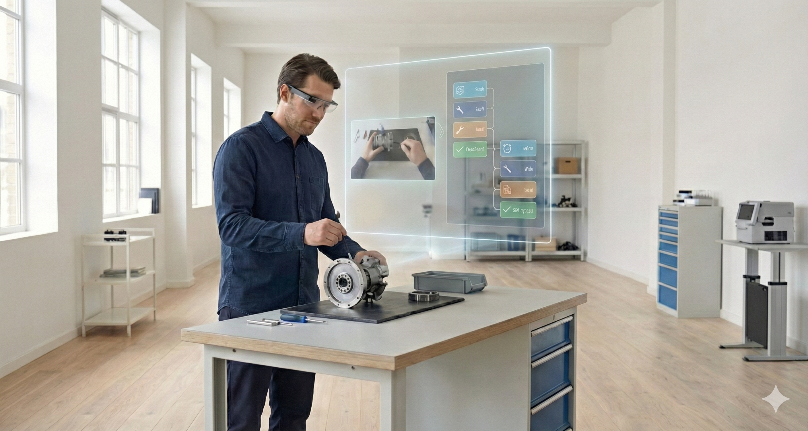 Operator capturing frontline work for Workcheck